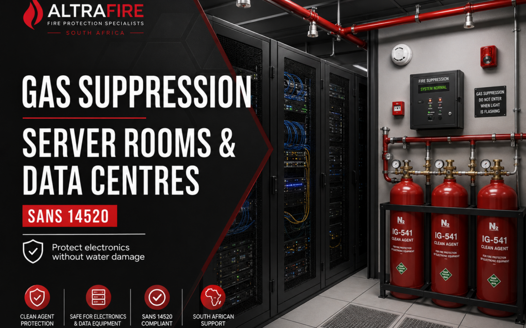 GAS SUPPRESSION FOR SERVER ROOMS & DATA CENTRES (SANS 14520)
